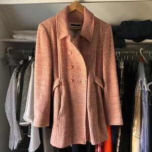 Vintage Marvin Richards Pink Tweed Peacoat Sz 6